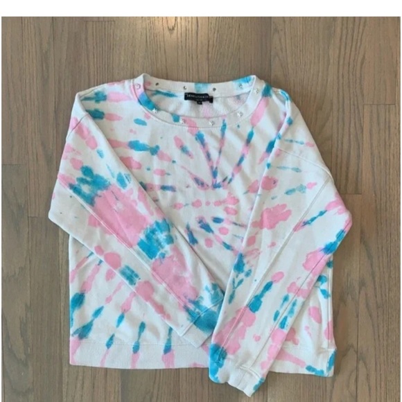 Generation Love Pink and Blue Tie-Dye Sweatshirt size S - Picture 2 of 4